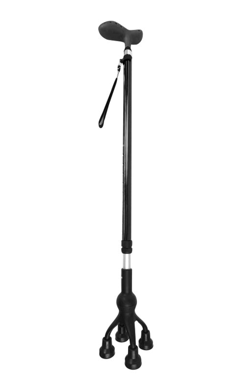 Bengala Quadripé Comfort com Punho Ergonómico